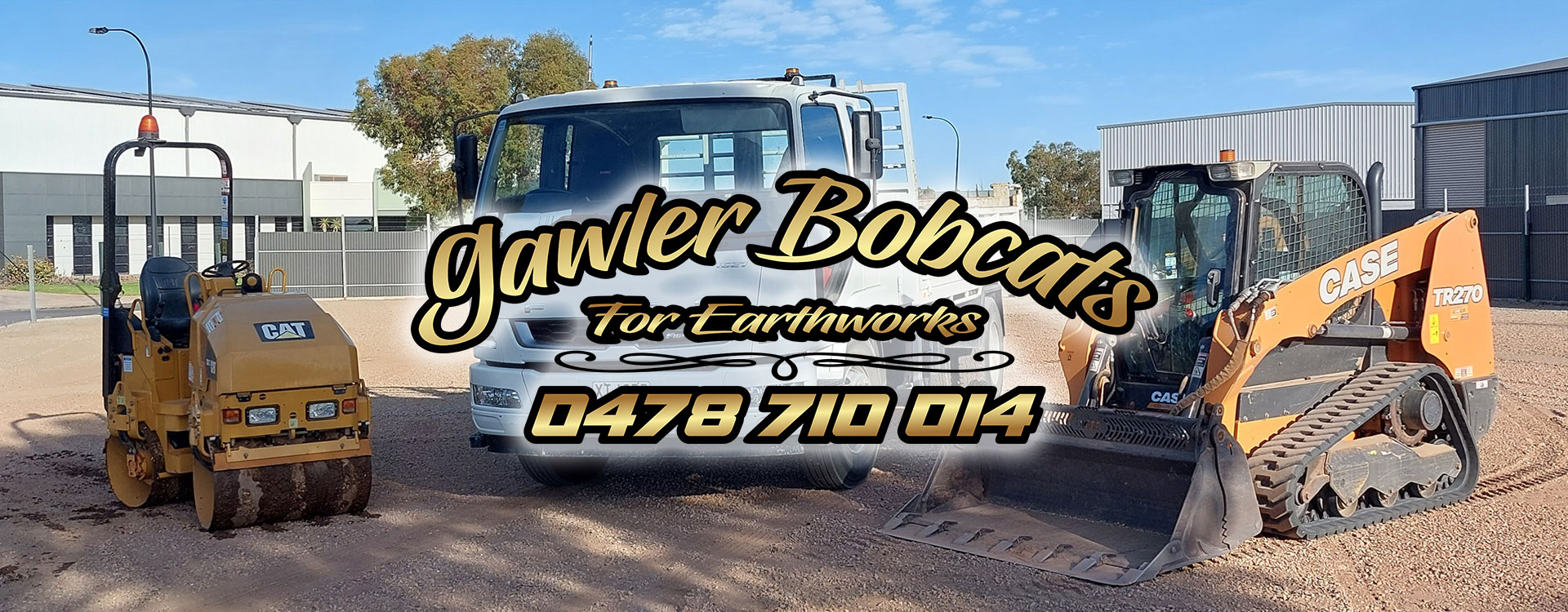 Gawler Bobcat for Earthworks. Gawler, Barossa, Adelaide Plains Mini-Earthworks & Bobcat Hire.