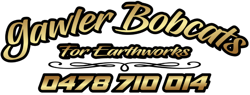 Gawler Bobcats and earthworks. Earthmoving & excavation services in Gawler and surrounding areas. Bobcat and tipper hire, mini-earthworks, site preparation, trenching, landscaping for commercial and residential.